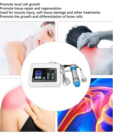 Shop Wave Therapy Device - 110-220V Extracorporeal Treatment for Improved Blood Circulation & ED Relief | 6 Heads Shock Wave Massage (EU) - Buy Online on GoSupps.com