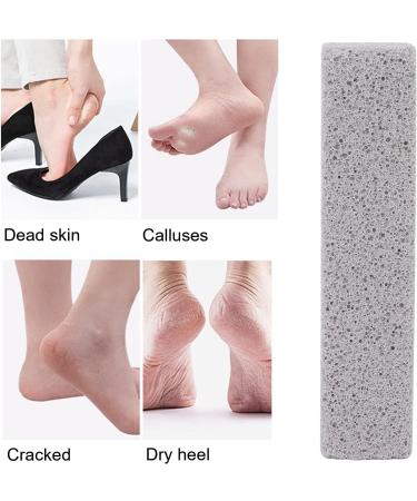 Natural Pedicure Stone & Bimsstone Scrubber - Dead Skin Remover for a Spa-Like Home Foot Care Experience - Buy Online on GoSupps.com