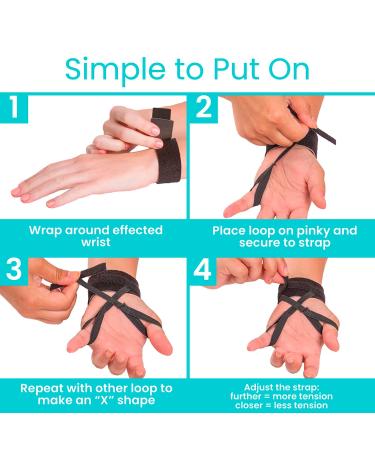 Vive Wrist Wraps for Carpal Tunnel - Pain Relief & Support Brace for Left/Right Hand - Compression Band for Arthritis Typing Sports & Work - Buy Online on GoSupps.com