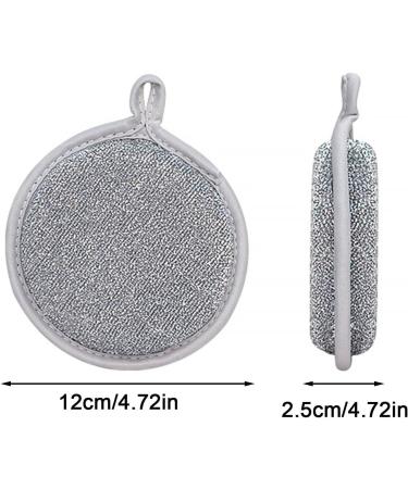 Shakven Washing Up Sponge Scrubber | Multi-Purpose Cleaning Supplies Household Steel Wire Sponge Scrubber for Pans Cookers Plates - Buy Online on GoSupps.com