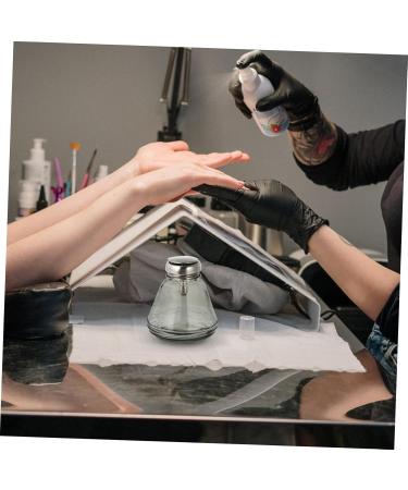 Press Empty Press Dispenser Nail Color Remover Dispenser Nail Polish Remover Dispenser Liquid Press Container Travel Bottle Liquid Holder Manicure Glass Supplies - Buy Online on GoSupps.com