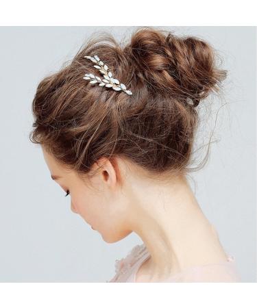 Handmade Wedding Hair Comb Set - Kercisbeauty Blue Crystal Bridal Accessories - Buy Online on GoSupps.com