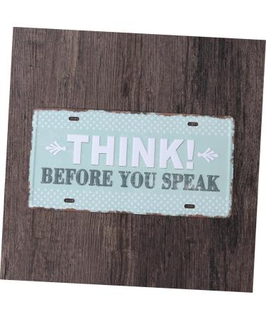 Ciieeo Metal Signs License Plate Decorations European and American - Buy Online on GoSupps.com