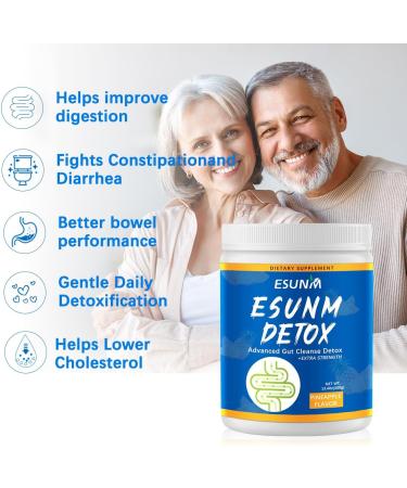 EUSNM Intestinal Tract Extreme Detox Powder - Advanced Gut Cleanse for Good Digestion & Inflammation Relief | International Shipping Available - Buy Online on GoSupps.com