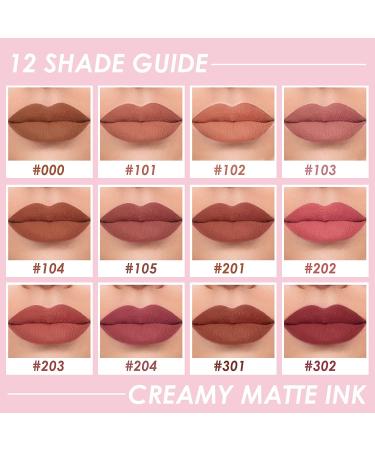 FOCALLURE Velvet Matte Lip Mud - Milk Tea 101 | High Pigmented Liquid Lipstick | Satin Finish Lip Color | Dual-use for Lip and Cheek | Quick-Drying & Lightweight Formula - Buy Online on GoSupps.com