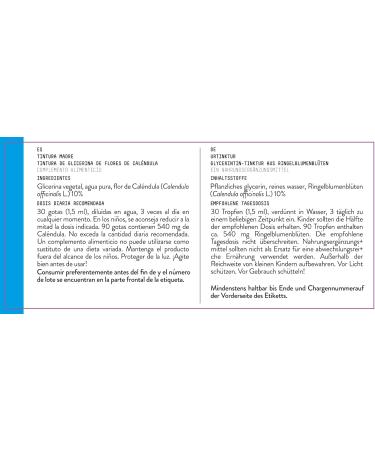 Marigold - Calendula (Calendula Officinalis L.) Mother Tincture Alcohol-Free - Liquid Extract - Drops - 100 ml - Dietary Supplement - Marishanti - 100% Natural and Vegan - Buy Online on GoSupps.com