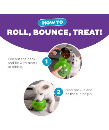 Planet Dog Orbee-Tuff Snoop Interactive Treat Dispensing Dog Toy - Large Green - Eco-Friendly Engaging Play for All Breeds - Buy Online on GoSupps.com