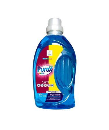 PUROX COLOR Liquid Laundry Detergent (33 Washes) Gel for colored textiles PET detergent 1 l