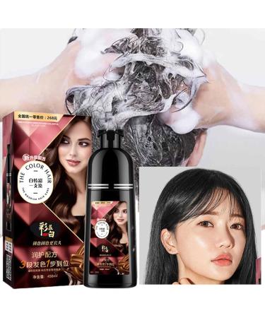  Generisch Natural hair dye shampoo - 450 ml - natural shampoo that colours your hair with a rich lather care deep cleansing and nourishing for a soft shine and - Buy Online on GoSupps.com