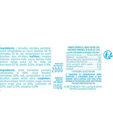 Dried Tomatoes Basil and Oregano in Olive Oil - Ideal on Toast as an Aperitif - Sun Dried - Condiments for Your - Buy Online on GoSupps.com