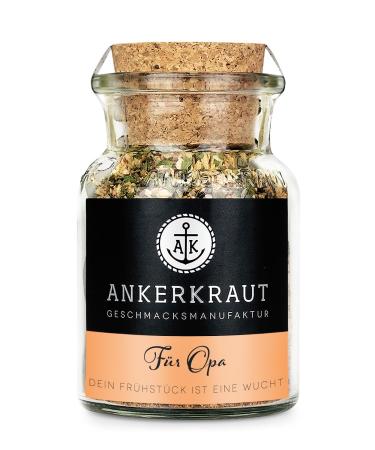 Ankerkraut for grandpa peasant breakfast spice as a special edition preparation for potatoes sugar -free hearty meal gift for the family 90 g in the cork glass