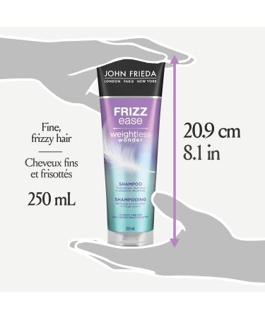 John Frieda Frizz Ease Weightless Wonder Shampoo for Hair Frizz Control (250 mL) - Buy Online on GoSupps.com