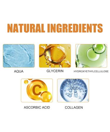 Collagen & Vitamin C Serum for Face Anti-Aging Formula to Reduce Wrinkles and Improve Skin Elasticity Hydrating Blend with Glycerin for a Plumper Look 1.69 FL.OZ - Buy Online on GoSupps.com