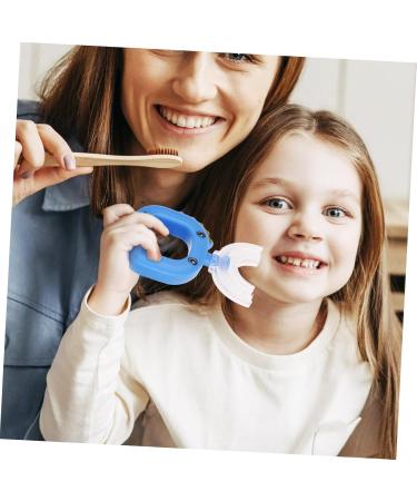 JECOMPRIS U-Shaped Toothbrush for Children | Silicone Manual Baby Toothbrush | Portable Household Toothcare Essentials - Buy Online on GoSupps.com