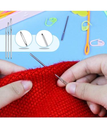 Cholung TheGreenth 39pcs Stainless Steel Yarn Needles - Large-Eye Blunt Sewing Needles Set with Needle Threader and Storage Box - Buy Online on GoSupps.com