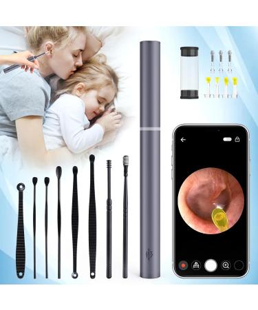 Ear Wax Removal Kit with Camera - 1296P Ear Cleaner & 8 Ear Picks for iOS/Android - Effective Ear Cleaning Solution - Buy Online on GoSupps.com