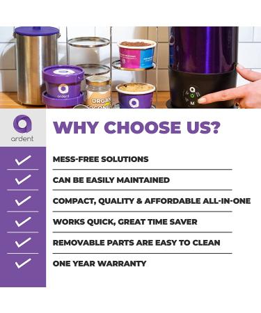 Ardent Nova 110V Portable Decarboxylator with Decarb Canister | Odorless & Easy to Use for Infusing Oils & Herbs - Buy Online on GoSupps.com