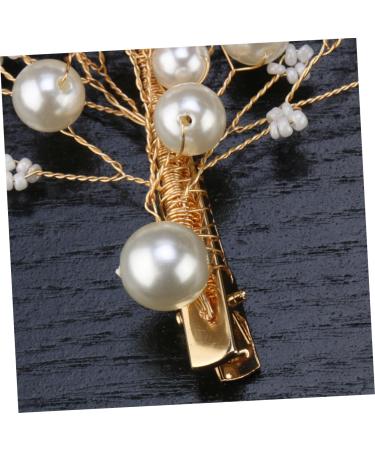 FRCOLOR 1 Pair Wedding Headdress Bridesmaid Hair Clip Rhinestone Hair Clips Bridal Veil Clips Rhinestone Barrettes Bridal Hair Clip Flower Hairpins Rhinestone Pearl Hair Accessories Tiara - Buy Online on GoSupps.com