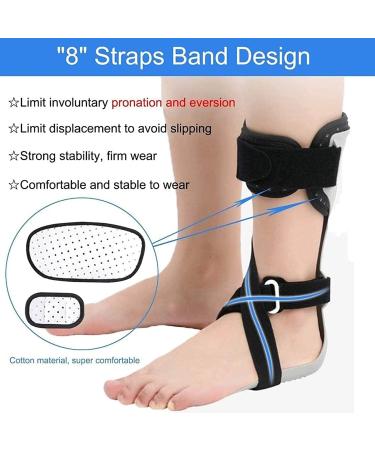 Adjustable Foot Drop Orthosis - Large Right Foot Support & Stabilizer for Posture | Optimal Ankle Sleep Aid - Buy Online on GoSupps.com