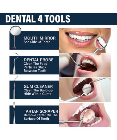 5-Pack Tooth Repair Kit: 4Pcs Dental Tools, 1Pcs 30ml Repair Beads - Temporary Fixing Missing Broken Tooth Set - Buy Online on GoSupps.com