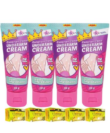 1.0 Fl.Oz. Gangnam Underarm Cream Moisture Nourishing Cream of 4 Light & Gentle By Beautygoodshop Get Free For You Beauty Gifts