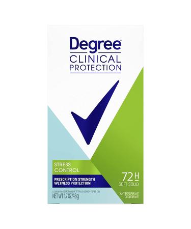 Degree Clinical Protection Antiperspirant Deodorant 72-Hour Sweat & Odor Control Stress for Women - Buy Online on GoSupps.com