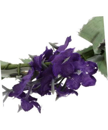 MUSISALY Floral Crown Flower Girl Tiara Flower Crowns for Flower Crown Green Bridal Hair Accessories Fairy Headband Hair Coils Fiesta Headbands Purple Garland Flowers Bohemia Bride - Buy Online on GoSupps.com