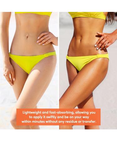 LUXELUX Tanning Face Mist - Sunless Tanner Spray for Natural Medium to Dark Tan | 4.05 Fl Oz (120ml - Buy Online on GoSupps.com