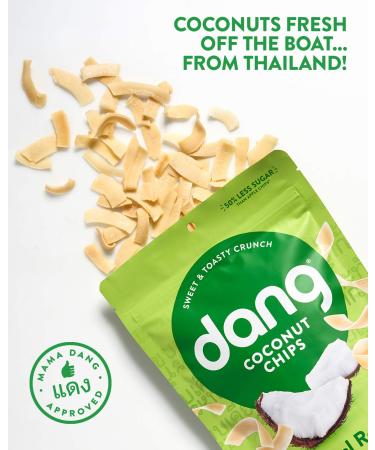 Dang Coconut Chips 3.17 oz | Crunchy, Healthy Snack | Buy Online - Buy Online on GoSupps.com