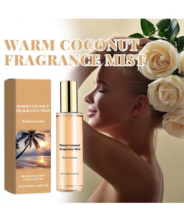 Warm Coconut Fragrance Mist Skin Body Mist Intimate Partner Perfumes for Women Long Lasting Fresh Perfume Spray Portable Natural Non-Greasy Dating Fragrance Warm Coconut (1 Pcs) - Buy Online on GoSupps.com