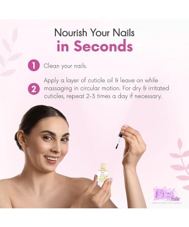 Professional Cuticle Oil 12ml - Lavender Fragrance - Moisturizing Treatment for Dry Skin - Buy Online on GoSupps.com