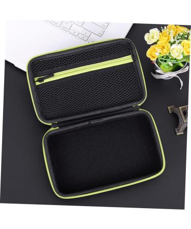 Minkissy Leather Pocket for Men | Electronics Organizer Travel Case & Makeup Bag | Durable EVA Travel Accessories & Razor Bag - Buy Online on GoSupps.com