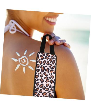 Buy Leopard Pull Back Self Tan Applicator & Exfoliating Bath Towel - Perfect for Back Tanning Moisture Cream & Lotion Application - Fast International Shipping - Buy Online on GoSupps.com