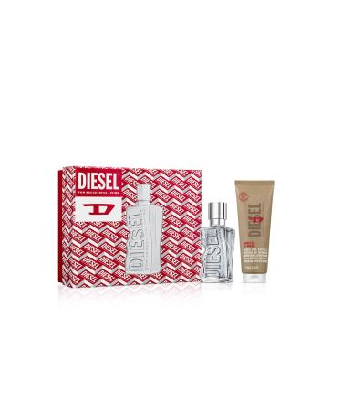 Diesel 2 PC Men's Fragrance Gift Set Includes D 1 Fl Oz Eau de Toilette + 2.5 Fl Oz Shower Gel