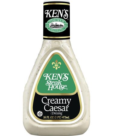 Ken's Steakhouse Creamy Caesar Dressing - Gluten Free 16 Fl Oz Bottle (Pack of 2) - Buy Online on GoSupps.com