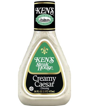 Ken's Steakhouse Creamy Caesar Dressing 16 Fl. Oz. - Pack of 3 Bottles - Buy Online on GoSupps.com