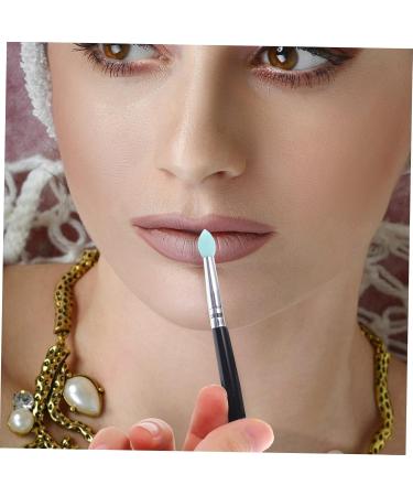 25 Pieces Silicone Eyeshadow Makeup Lipstick Lip Applicator Eyeshadow Applicator Sponge Makeup for Women Lipstick Applicator Forming Lip Brush - Buy Online on GoSupps.com