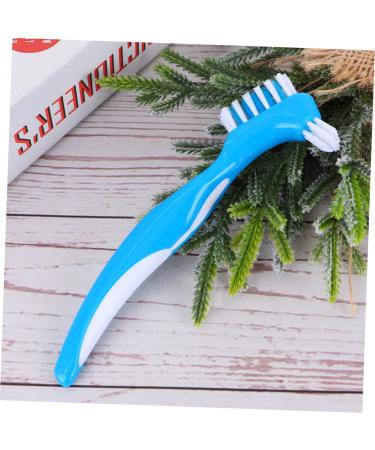 LALAFINA 12 STK Double Prosthesis Nursing Curb Brackets - Denture Cleaning Brushes & Retainer Case - Soft & Hard Chemical Cleaning - Buy Online on GoSupps.com