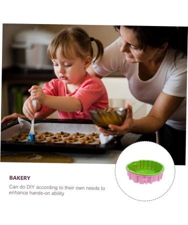 Alipis 2pcs Happy Birthday Baking Pan Silicone Molds Jelly Pudding Silicone Mold Baking Tool Pastry Cake 19X19CM Assorted Color - Buy Online on GoSupps.com