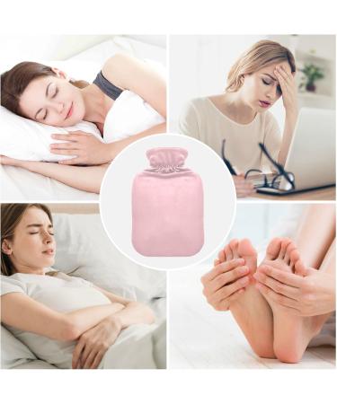 Light Pink Hot Water Bottle with Cover | 2L Pain Relief & Therapy | Hand & Feet Warmer for Cold & Heat Relief - International Shipping - Buy Online on GoSupps.com