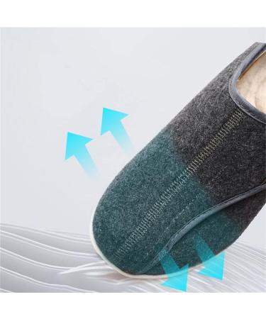 Yytcsjz Women Comfort Diabetic Slippers - Lightweight Air Cushion Walking Shoes for Elderly | Black 23.5cm Foot Length | Ideal Gift for Healthier Parents - Buy Online on GoSupps.com