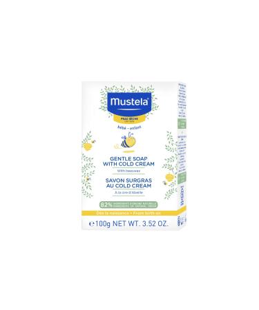 Mustela Baby Gentle Soap with Cold Cream 3.52 oz (100 g) - Buy Online on GoSupps.com