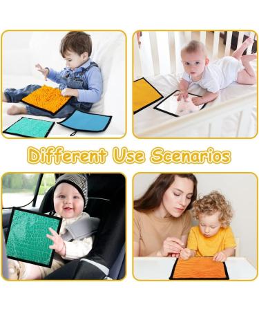 Inbeby 16 Set Sensory Mini Mats - Assorted Textured Floor Tiles for Autism Kids - Tactile Sensory Toys for Babies & Toddlers - Buy Online on GoSupps.com