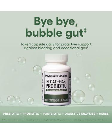 Physician's CHOICE Women s Probiotic 30ct + Bloat & Gas Probiotic 30ct - Advanced Digestive Health Bundle for Women - Buy Online on GoSupps.com
