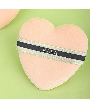 Tuxxjzm Beauty Puff Makeup Puff | Heart-Shaped Puff Powder for Makeup Reusable Face Makeup Tools Powder Puff for Fixing Contouring Under Eyes and Corners - Buy Online on GoSupps.com