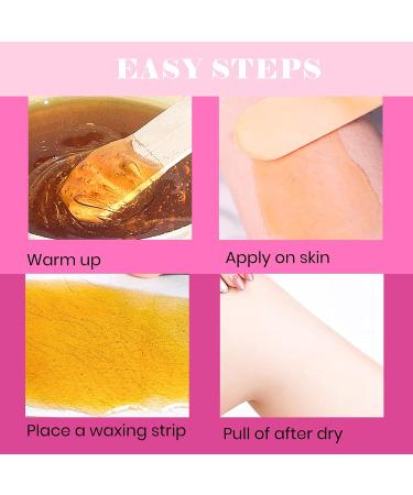 Sharonelle Soft Wax All Purpose Hair Removal Natural Depilatory Canned Wax for Sensitive Skin Canada-Made Melting Wax in Canned Package (24PC Pink Cream) 500 ml (Pack of 24) Pink Cream - Buy Online on GoSupps.com