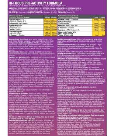 Havok-Neuro - Hi-Focus Pre-Workout Powder 40 Servings (Peach Lemonade) - Buy Online on GoSupps.com