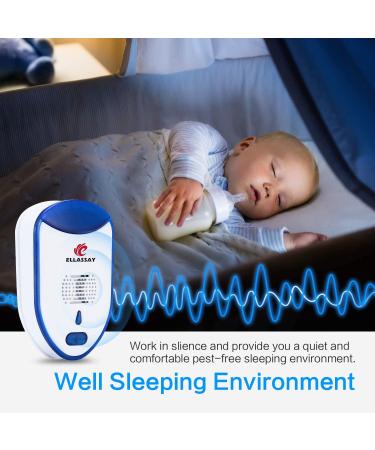 ELLASSAY Ultrasonic Pest Repeller - 2 Pack Indoor Electronic Plug-in Pest Control Repellent - Buy Online on GoSupps.com