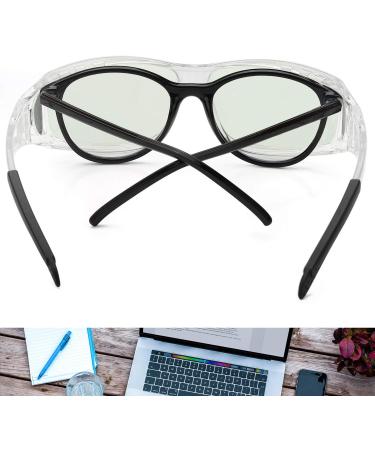 Fit Over Blue Light Blocking Glasses and Computer Eyewear- Wear Over Prescription Glasses/Reading Glasses/RX Glasses - Buy Online on GoSupps.com
