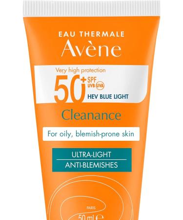 Avene Cleanance SPF50+ 50ml - High Protection Sunscreen - Buy Online on GoSupps.com